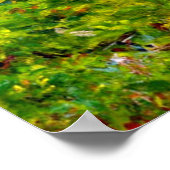 Monet - Arm of the Jeufosse, herfst Poster (Hoek)