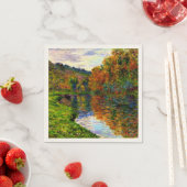 Monet - Arm of the Jeufosse, herfst, Servet (Insitu)
