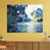 Monet - Arm of the Seine te Giverney Canvas Afdruk (Insitu (Woonkamer))