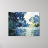 Monet - Arm of the Seine te Giverney Canvas Afdruk (Voorkant)