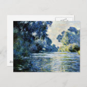 Monet - Arm of the Seine te Giverny Briefkaart (Voorkant / Achterkant)