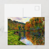 Monet - Arm van de Jeufosse, Herfst, Briefkaart (Voorkant / Achterkant)