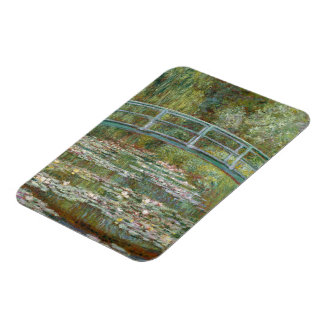 Monet Art Bridge over een Pond van Watergelingen Magneet