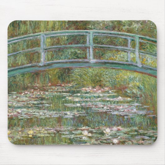 Monet Art Bridge over een Pond van Watergelingen Muismat (Voorkant)