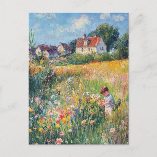 Monet  Art Briefkaart (Voorkant)