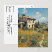 Monet  Art Briefkaart (Voorkant / Achterkant)