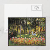 Monet - Artiestenfamilie in de tuin Briefkaart (Voorkant / Achterkant)