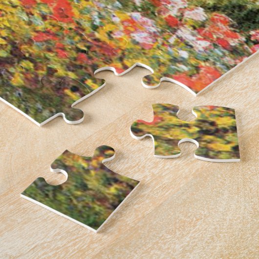 Monet - Artiestenfamilie in de tuin Legpuzzel (Zijkant)