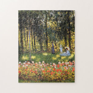 Monet - Artiestenfamilie in de tuin Legpuzzel
