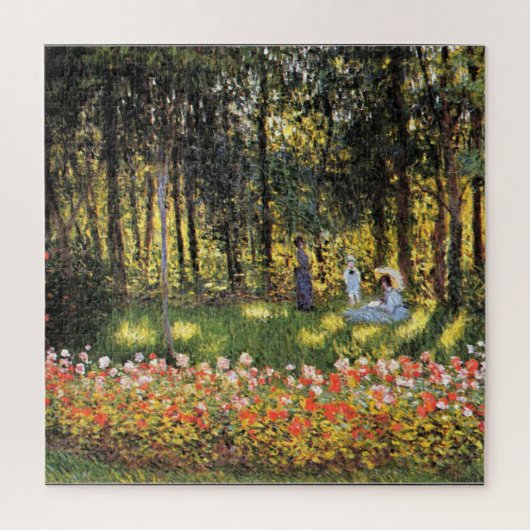 Monet - Artiestenfamilie in de tuin, Legpuzzel (Verticaal)