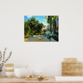 Monet - Artiestenhuis in Argenteuil Poster (Keuken)