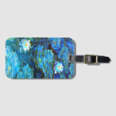 Monet - Bagagelabel met waterlijm (blauw) (Voorkant (horizontaal))