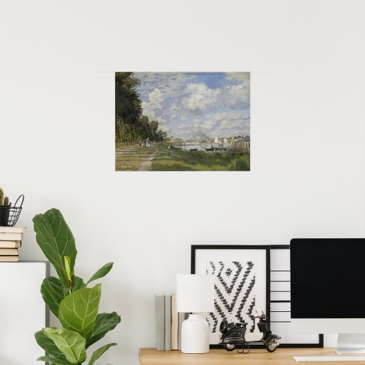 Monet - Bassin D'Argenteuil Poster (Thuiskantoor)