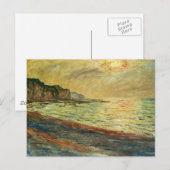 Monet Beach in Pourville Briefkaart (Voorkant / Achterkant)