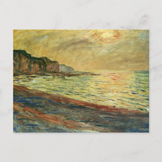 Monet Beach in Pourville Briefkaart (Voorkant)