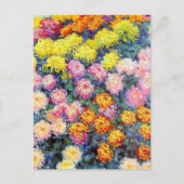 Monet, Bed of Chrysanthemums, Briefkaart (Voorkant)