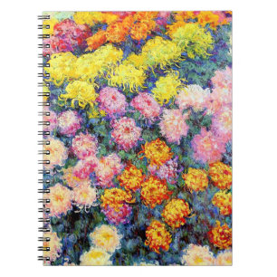 Monet, Bed of Chrysanthemums, Notitieboek