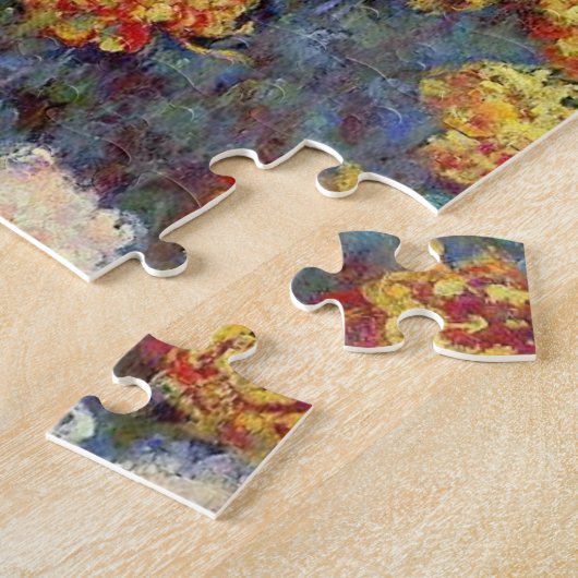 Monet - Bed van Chrysanthema Legpuzzel (Zijkant)