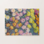 Monet - Bed van Chrysanthema Legpuzzel (Horizontaal)