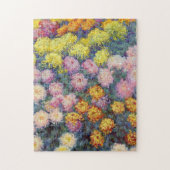Monet - Bed van Chrysanthema Legpuzzel (Verticaal)