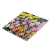 Monet - Bed van Chrysanthema Tegeltje (Zijkant)