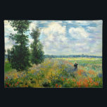 Monet beroemd schilderij, Poppy Field in Argenteui Placemat<br><div class="desc">Poppy Field in Argenteuil,  beroemd schilderij van de Franse impressionistische kunstenaar Claude Monet</div>