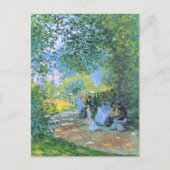 Monet - bij de Parc Monceau Briefkaart (Voorkant)