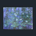 Monet Blauw Water Lelies Fine Art Deurmat<br><div class="desc">Blauwe waterlelies,  Claude Monet,  1916-1919.</div>