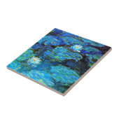 Monet - Blauwe waterlelies Tegeltje (Zijkant)