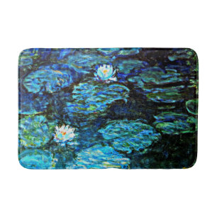 Monet - Blauwe waterlimieten Badmat