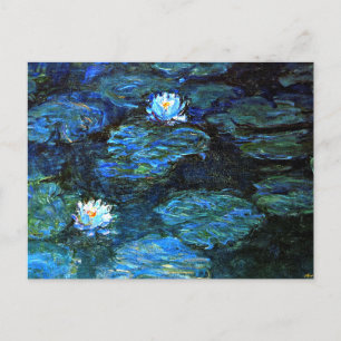 Monet - Blauwe waterlimieten Briefkaart