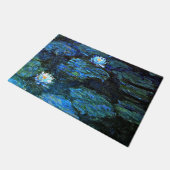 Monet - Blauwe waterlimieten Deurmat (Schuin)