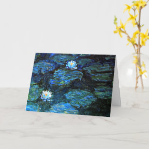 Monet - Blauwe waterlimieten Kaart