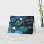 Monet - Blauwe waterlimieten Kaart (Voorkant)