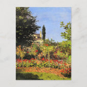 Monet - Bloeiende tuin Briefkaart (Voorkant)