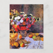 Monet - Bloemen en Fruit Briefkaart (Voorkant)