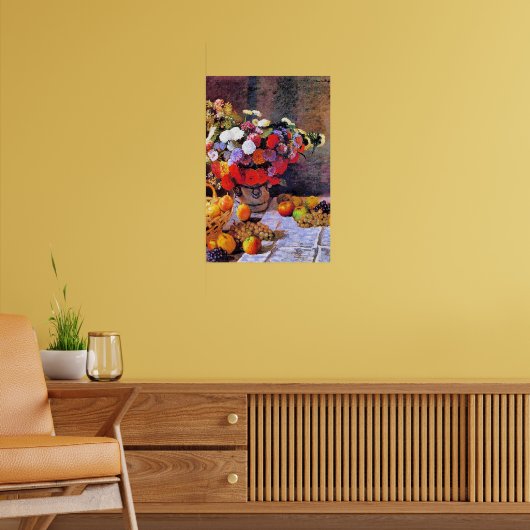 Monet - Bloemen en Fruit Poster (Woonkamer 2)