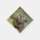 Monet - Bloemen in een pot Servet (Hoek)