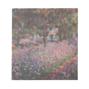 Monet bloemen Kunstenaar Tuin Giverny wijnstokken Notitieblok