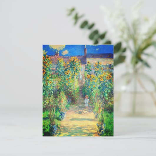 Monet Bloementuin Save The Date (Staand voorkant)