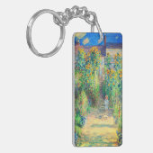 Monet Bloementuin Sleutelhanger (Voorkant Links)