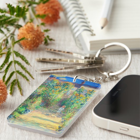 Monet Bloementuin Sleutelhanger (Voorkant Rechts)