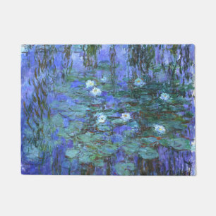 Monet Blue Water Lilies Fine Art Deurmat