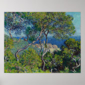Monet Bordighera Italy Landscape Painting Poster (Voorkant)
