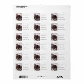 Monet Boulevard des Capucines Adresetiketten Etiket (Full Sheet)