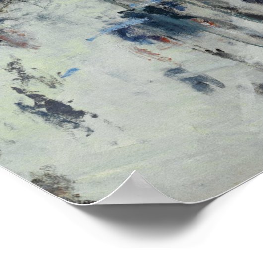 Monet - Boulevard des Capucines Poster (Hoek)