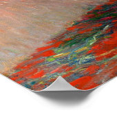 Monet Bouquet van Zonnebloemen Poster (Hoek)