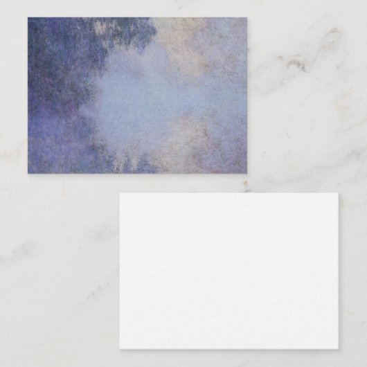 Monet - Branch of the Seine near Giverny Notitiekaartje (Voorkant / Achterkant)