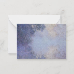 Monet - Branch of the Seine near Giverny Notitiekaartje