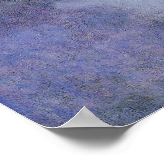 Monet - Branch of the Seine near Giverny Poster (Hoek)